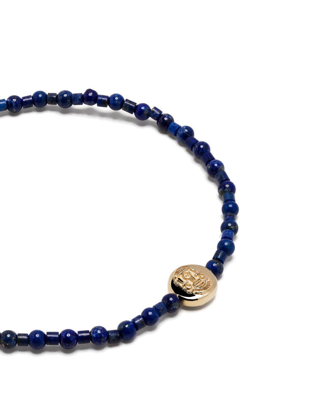 14kt yellow gold Good Luck beaded bracelet Product Image
