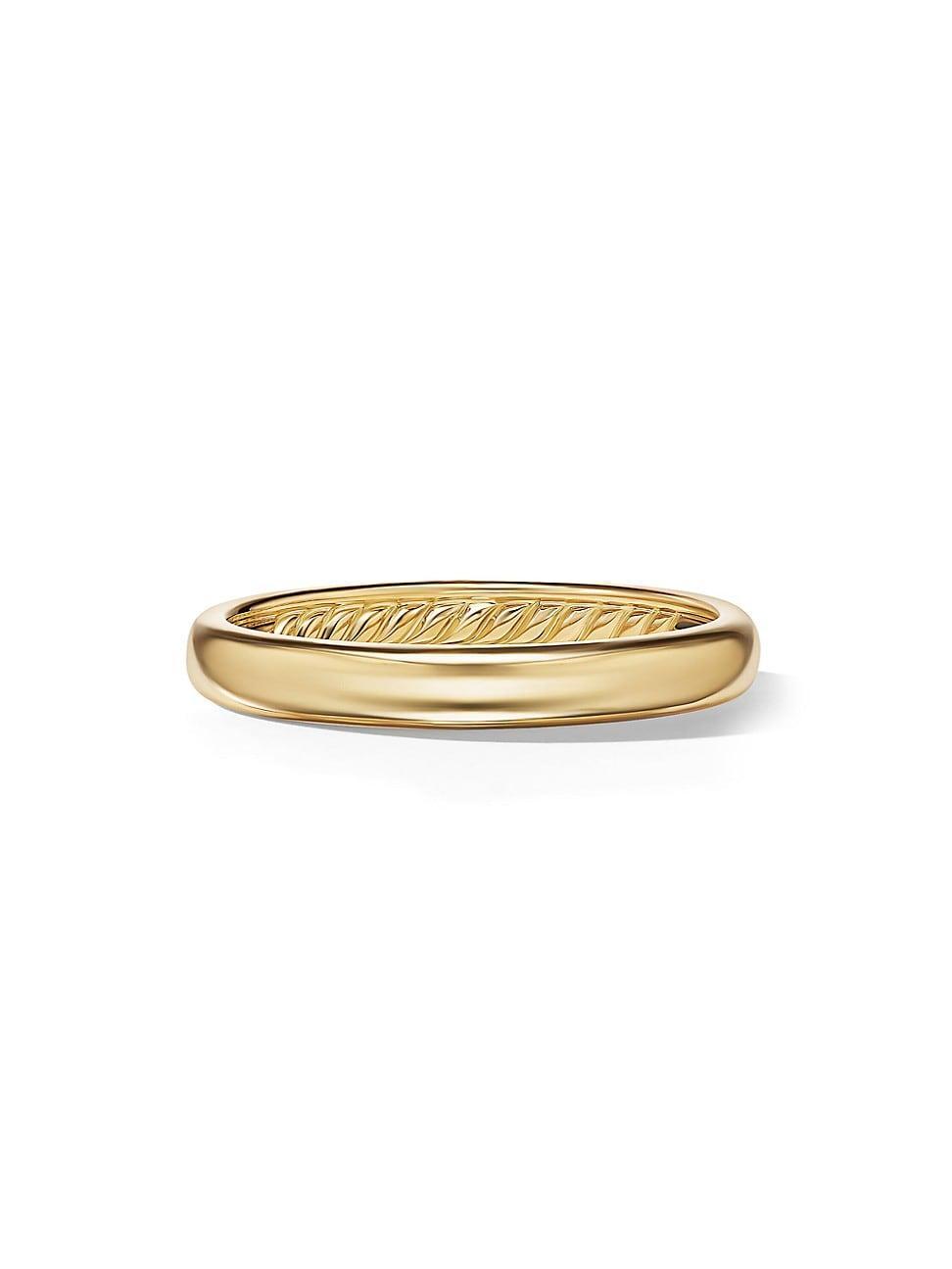 David Yurman Mens 18K Yellow Gold Classic Band Product Image