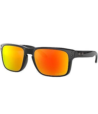 Oakley Mens OO9102 Holbrook 57mm Square Sunglasses - Matte Brown Tortoise/Prizm Black Product Image