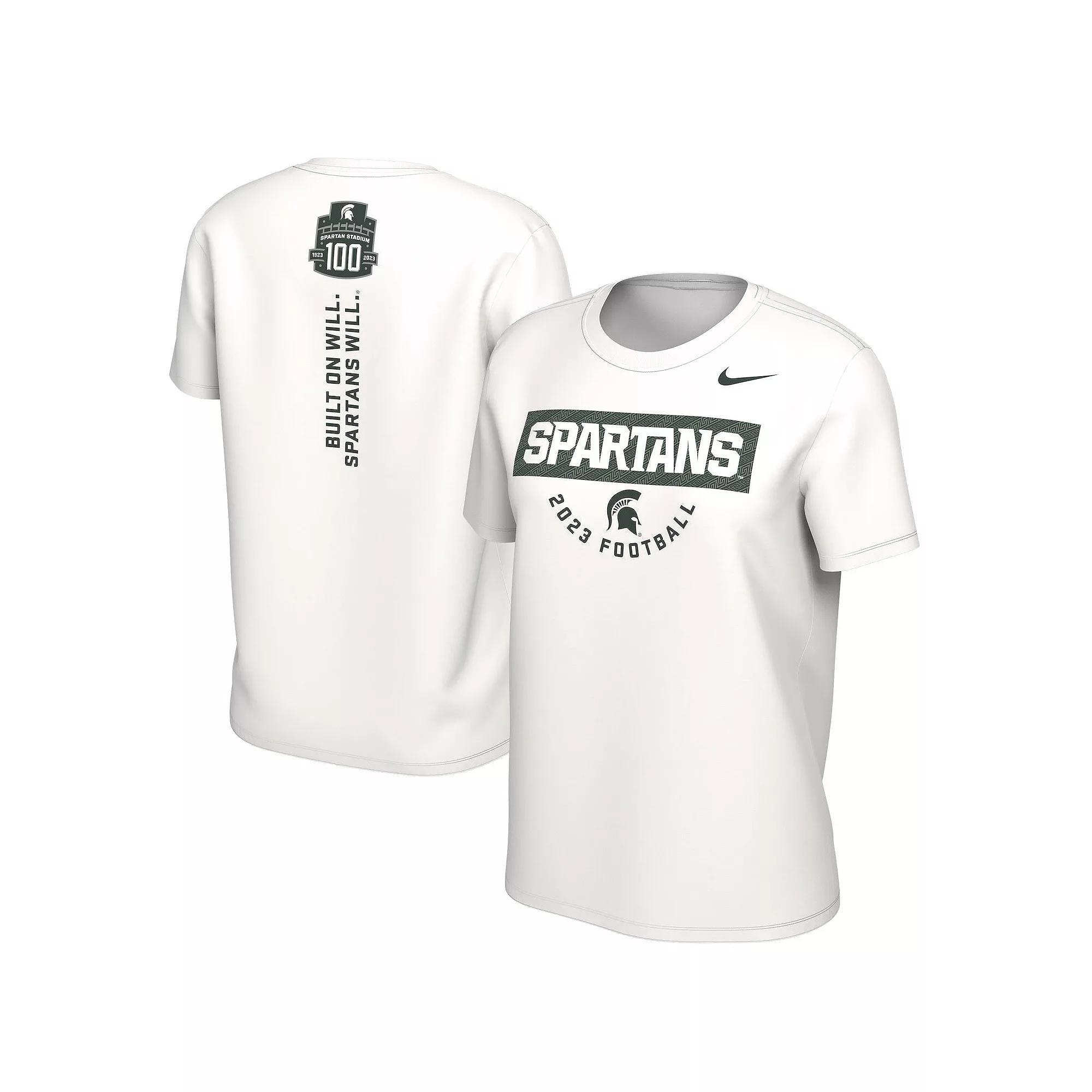 Women's Nike White Michigan State Spartans 2023 Fan T-Shirt, Size: XL Product Image
