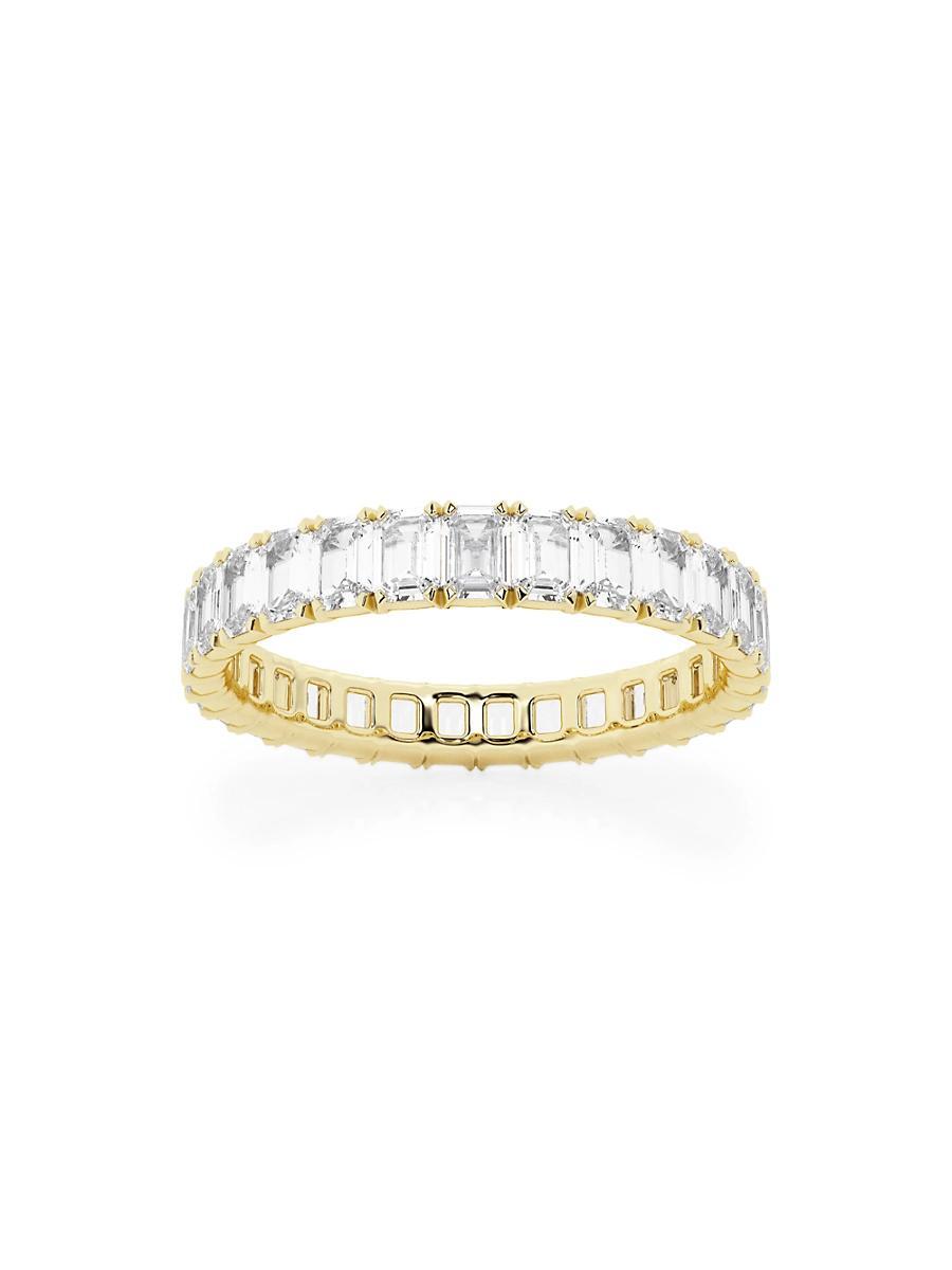 Womens 14K Yellow Gold & Emerald-Cut Lab-Grown Diamond Eternity Band/2.00-5.00 TCW Product Image