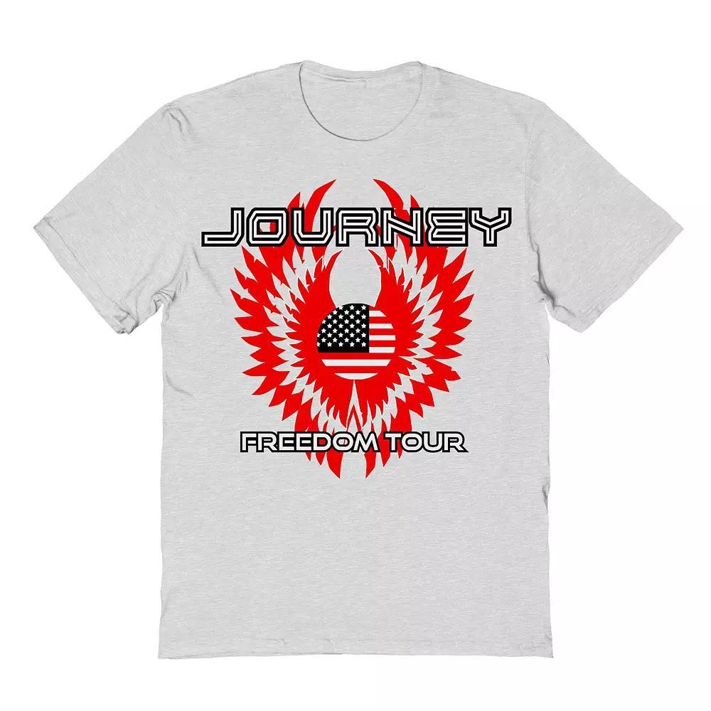Men's Freedom Tour America Journey Graphic Tee, Size: Small, Ash Gray Product Image