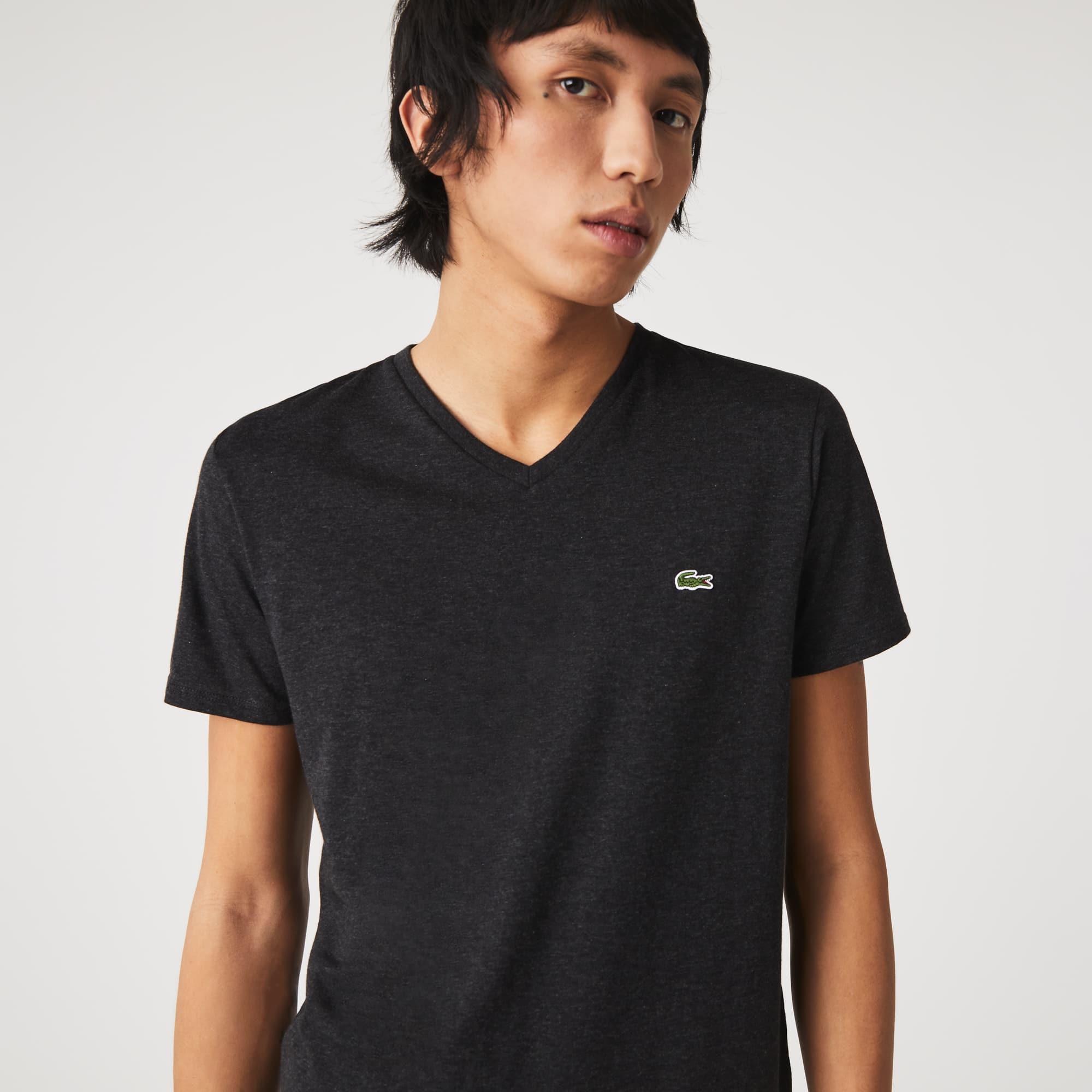 Men's Lightweight Pima Cotton V-Neck T-Shirt Product Image