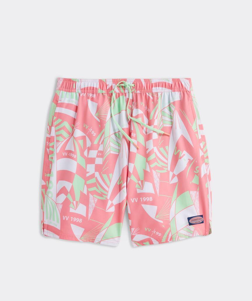 7 Inch Printed Chappy Swim Trunks Product Image
