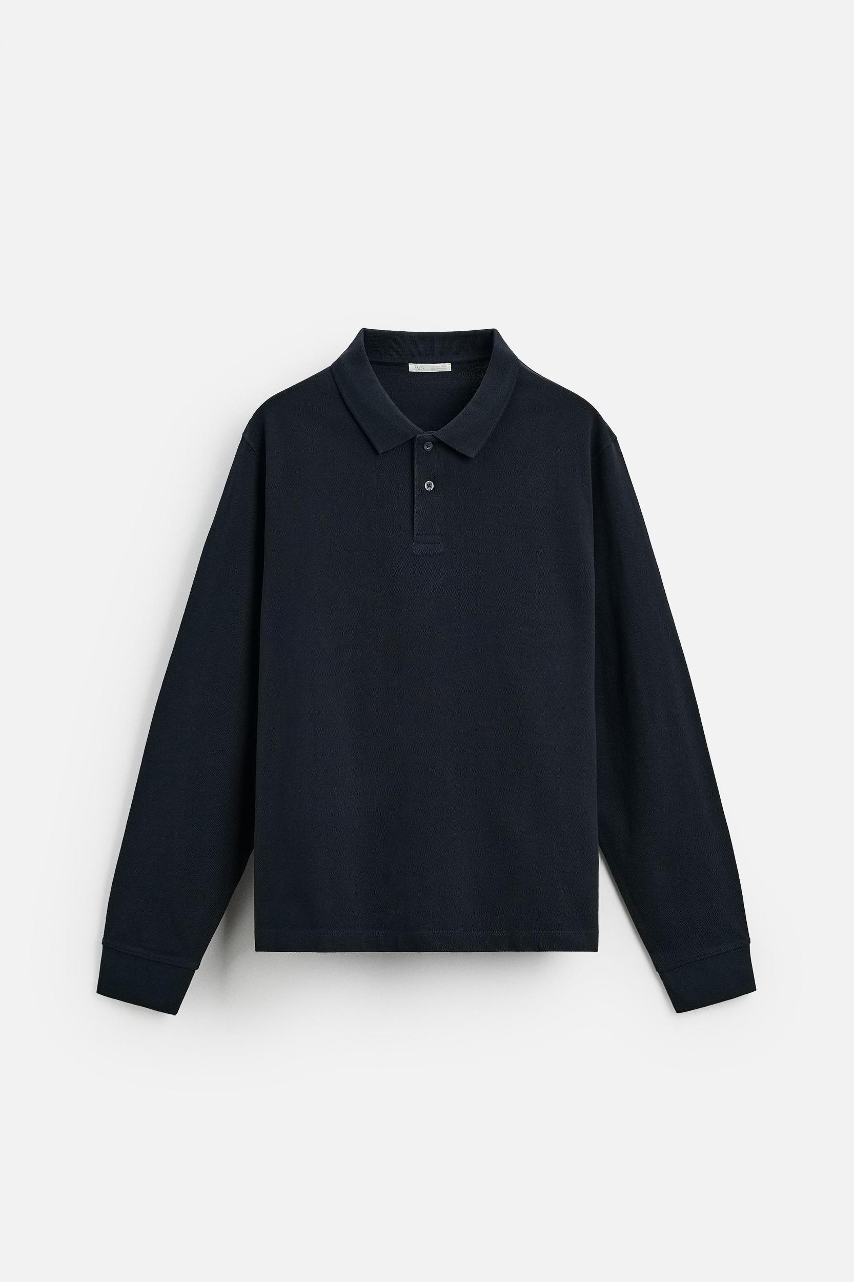 PIQUÉ TEXTURED POLO SHIRT Product Image