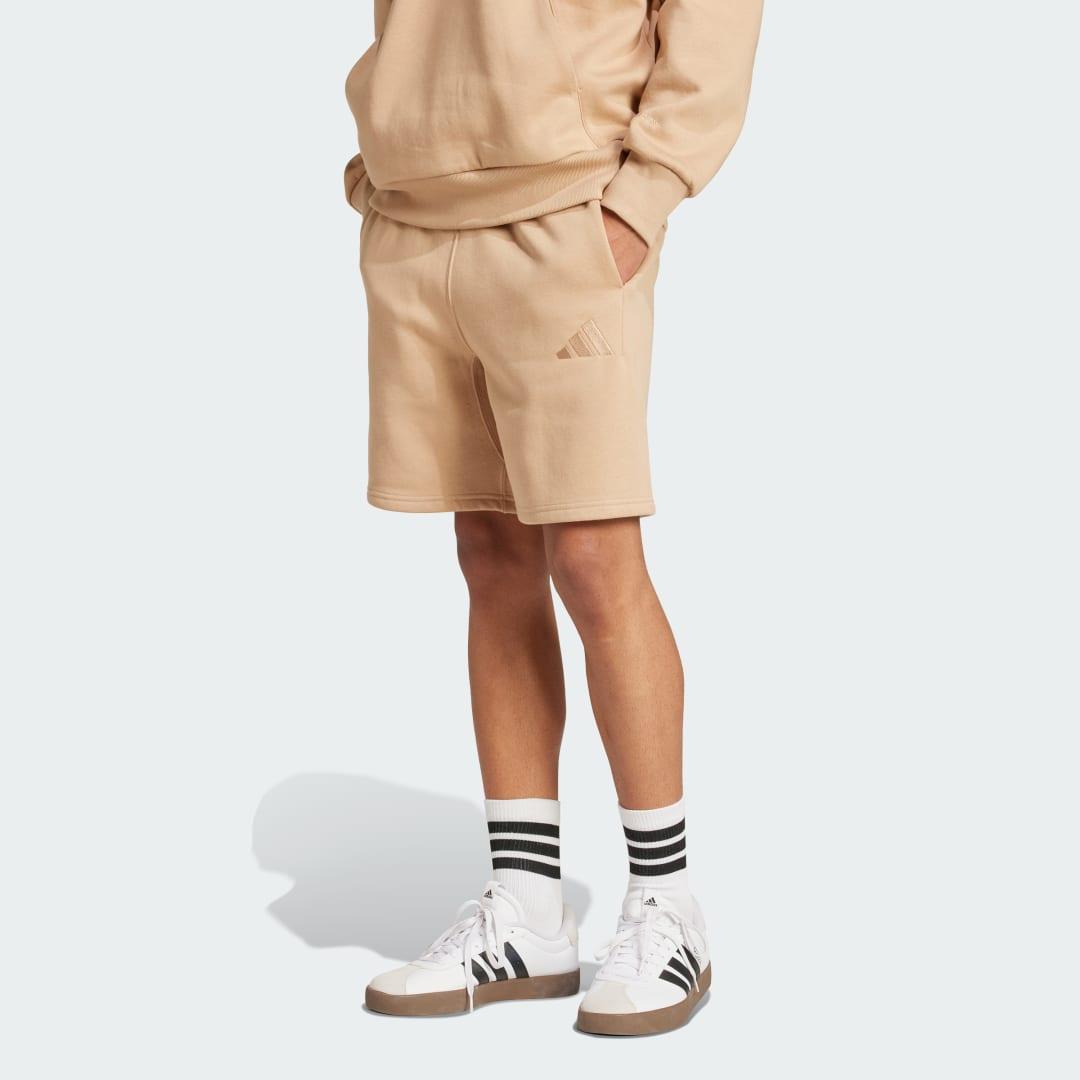 adidas ALL SZN Fleece Shorts Black S Mens Product Image