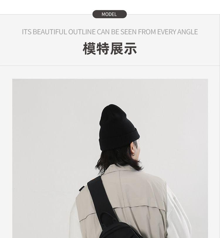 Lettering Buckled Sling Bag Product Image