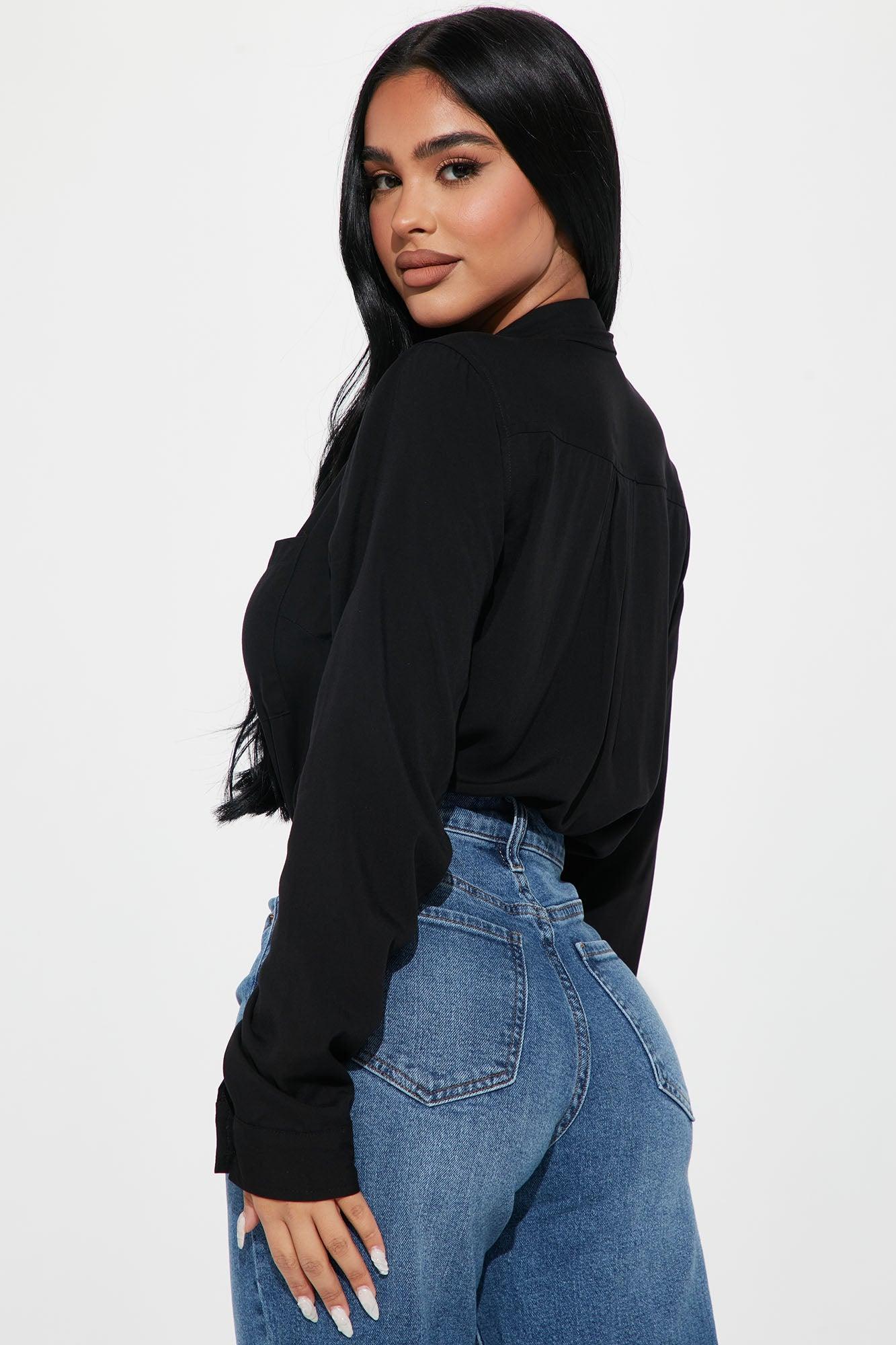You Better Work Bodysuit - Black Product Image