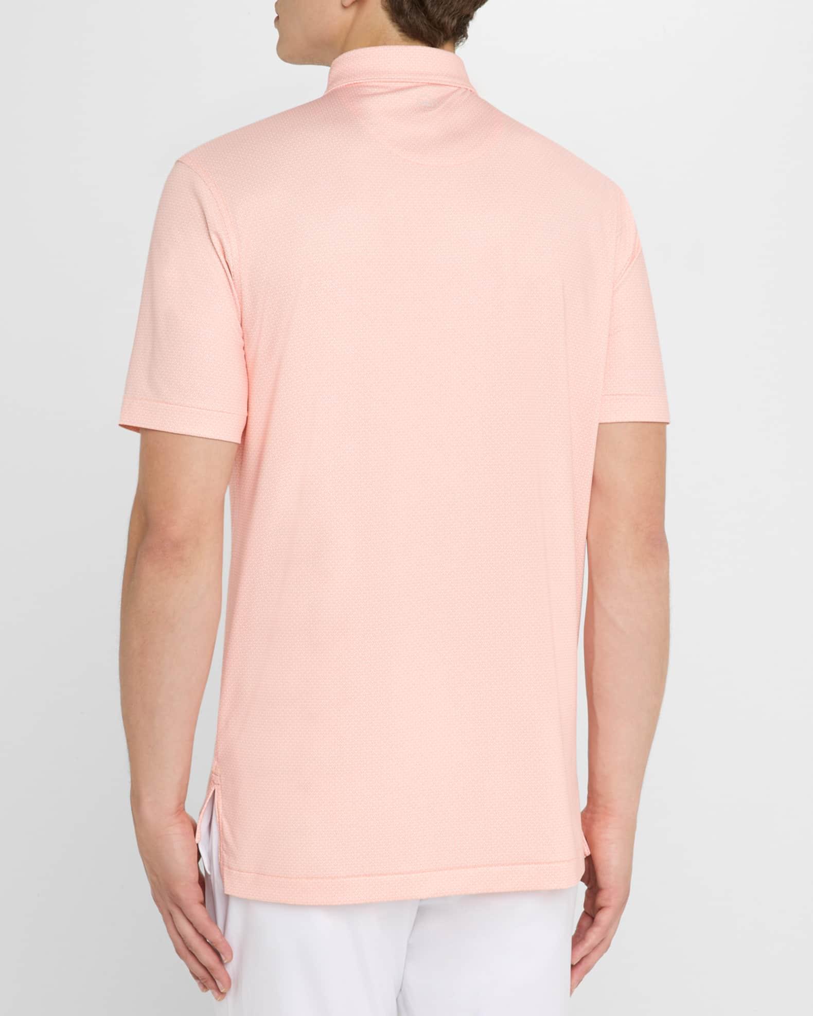 Men's Santos Geometric Performance Jersey Polo Shirt Product Image