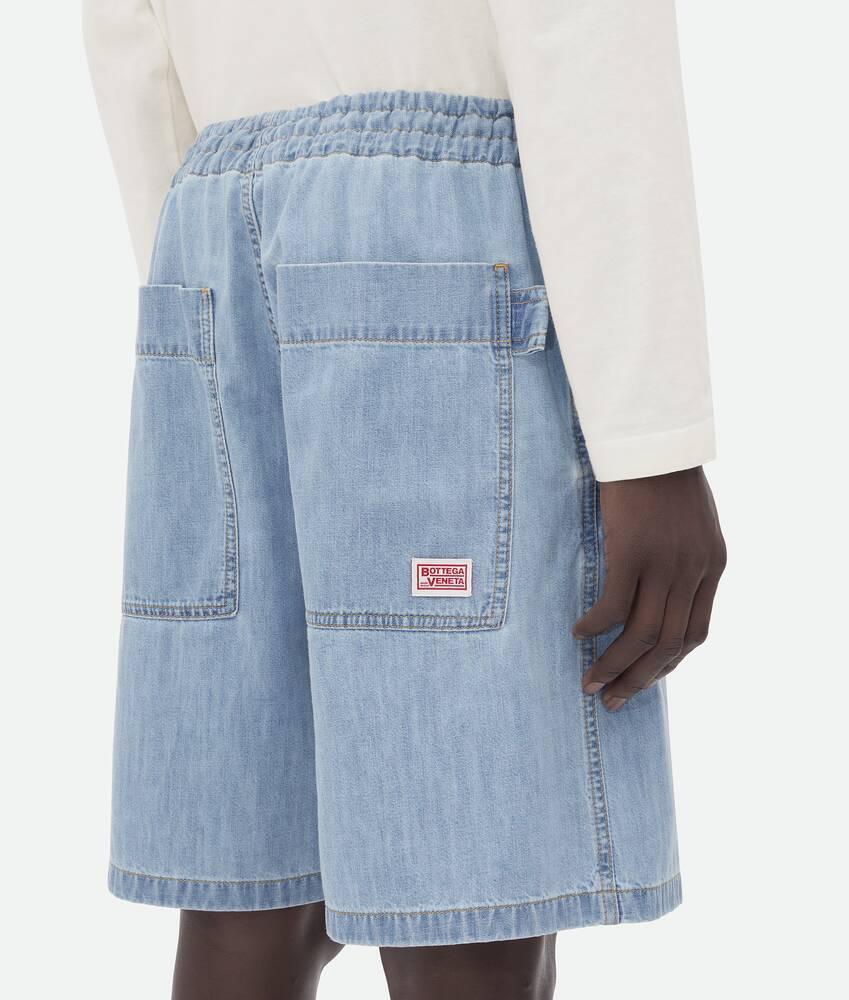 Men's Light Bleached Elasticated Denim in Light bleach Product Image