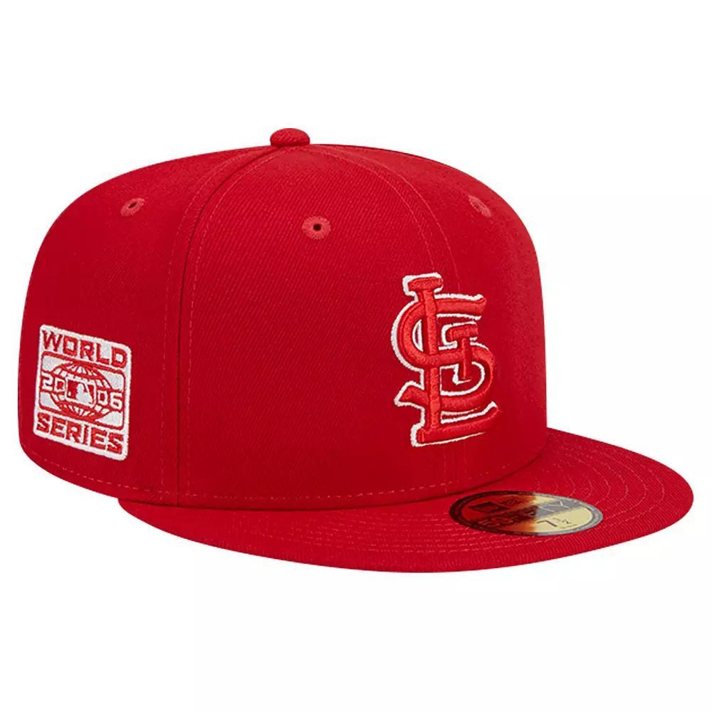 Men's New Era Red St. Louis Cardinals Logo 59FIFTY Fitted Hat, Size: 7 3/8 Product Image