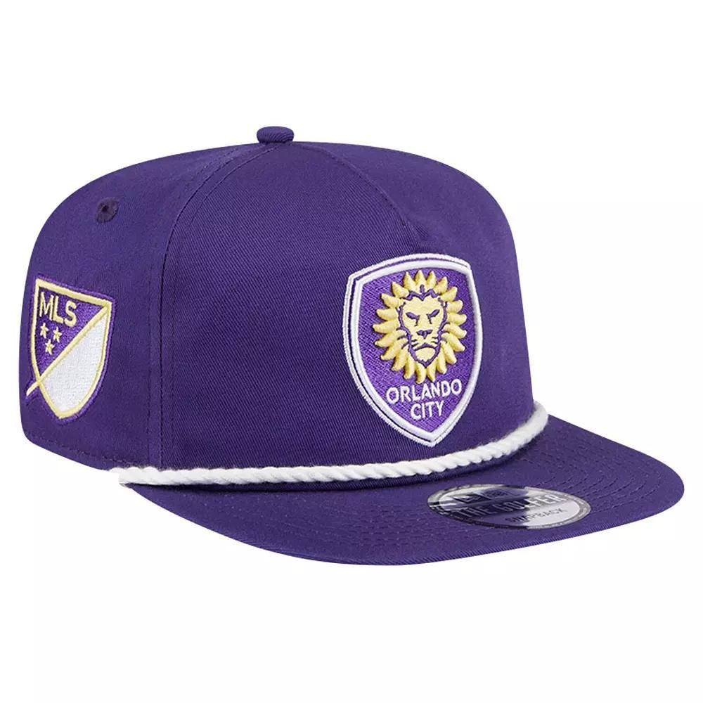 Men's New Era Purple Orlando City SC The Golfer Kickoff Collection Adjustable Hat, Orf Purple Product Image