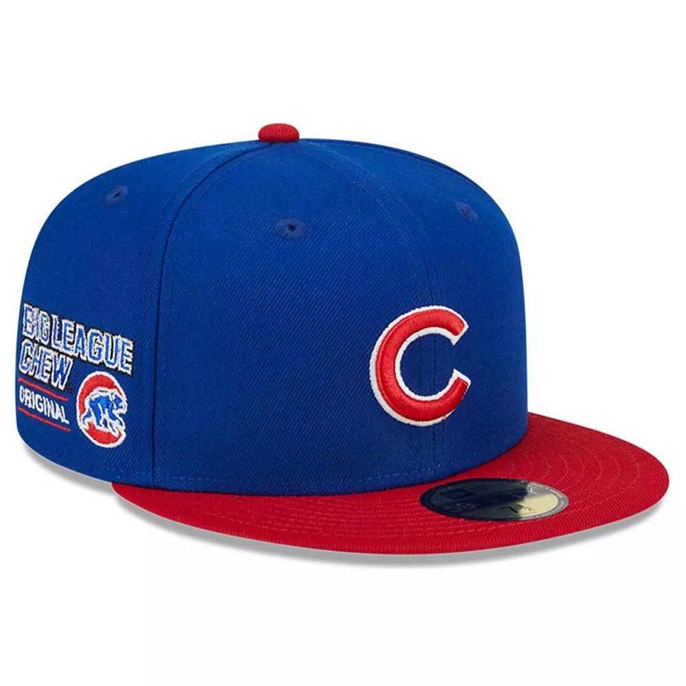Men's New Era Royal Chicago Cubs Big League Chew Team 59FIFTY Fitted Hat, Size: 8, Blue Product Image