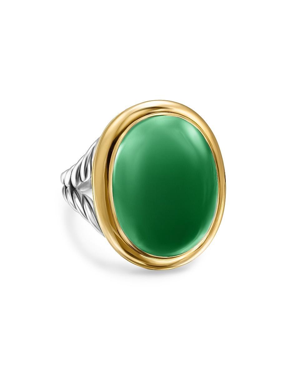 Womens Albion Oval Ring in Sterling Silver Product Image