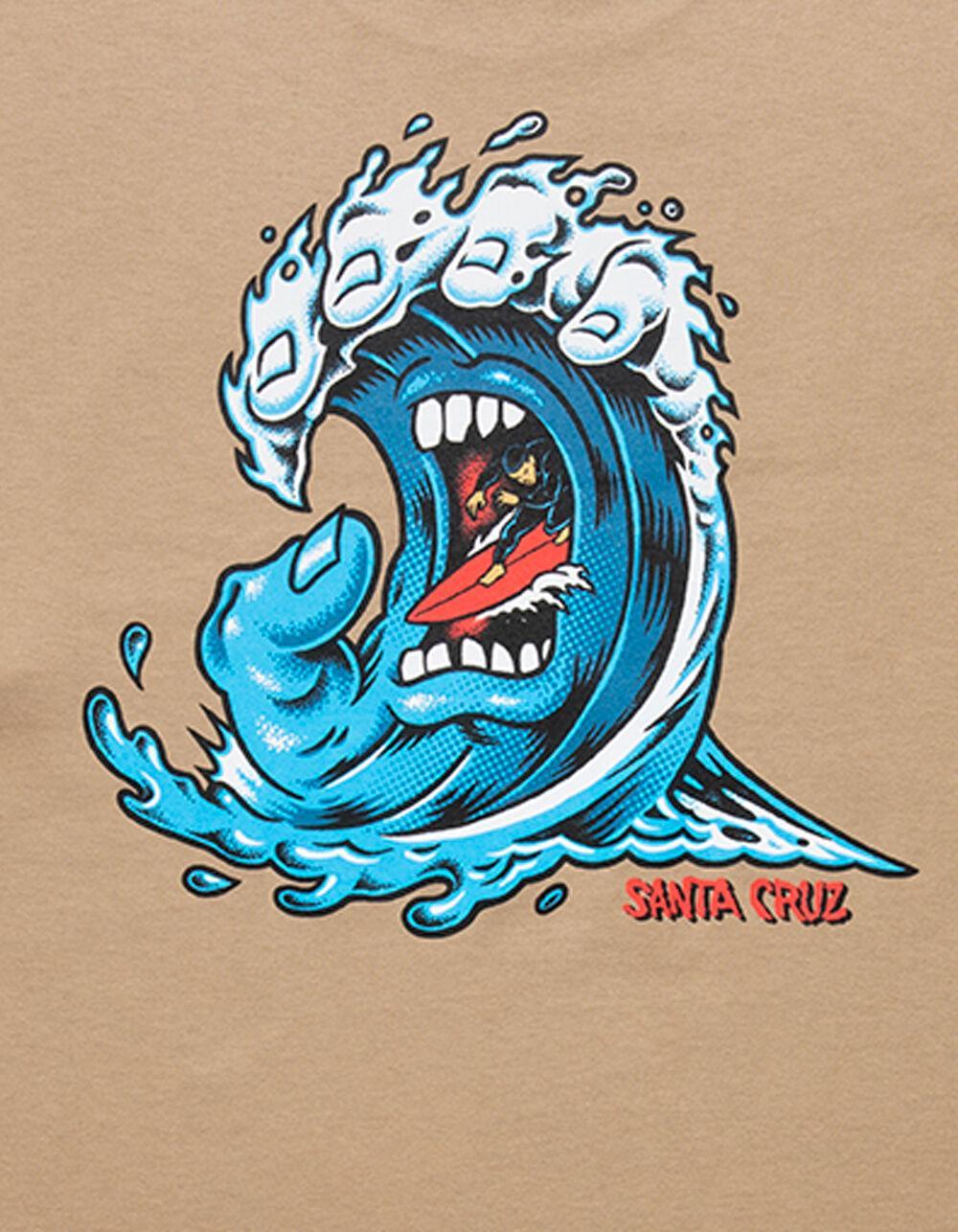 SANTA CRUZ Screaming Wave Mens Tee - SAND Product Image