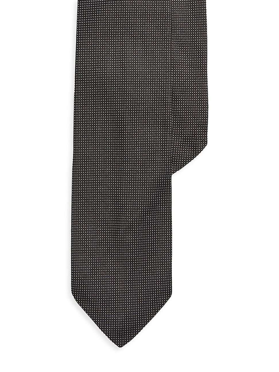 Mens Pin Dot Silk Tie Product Image