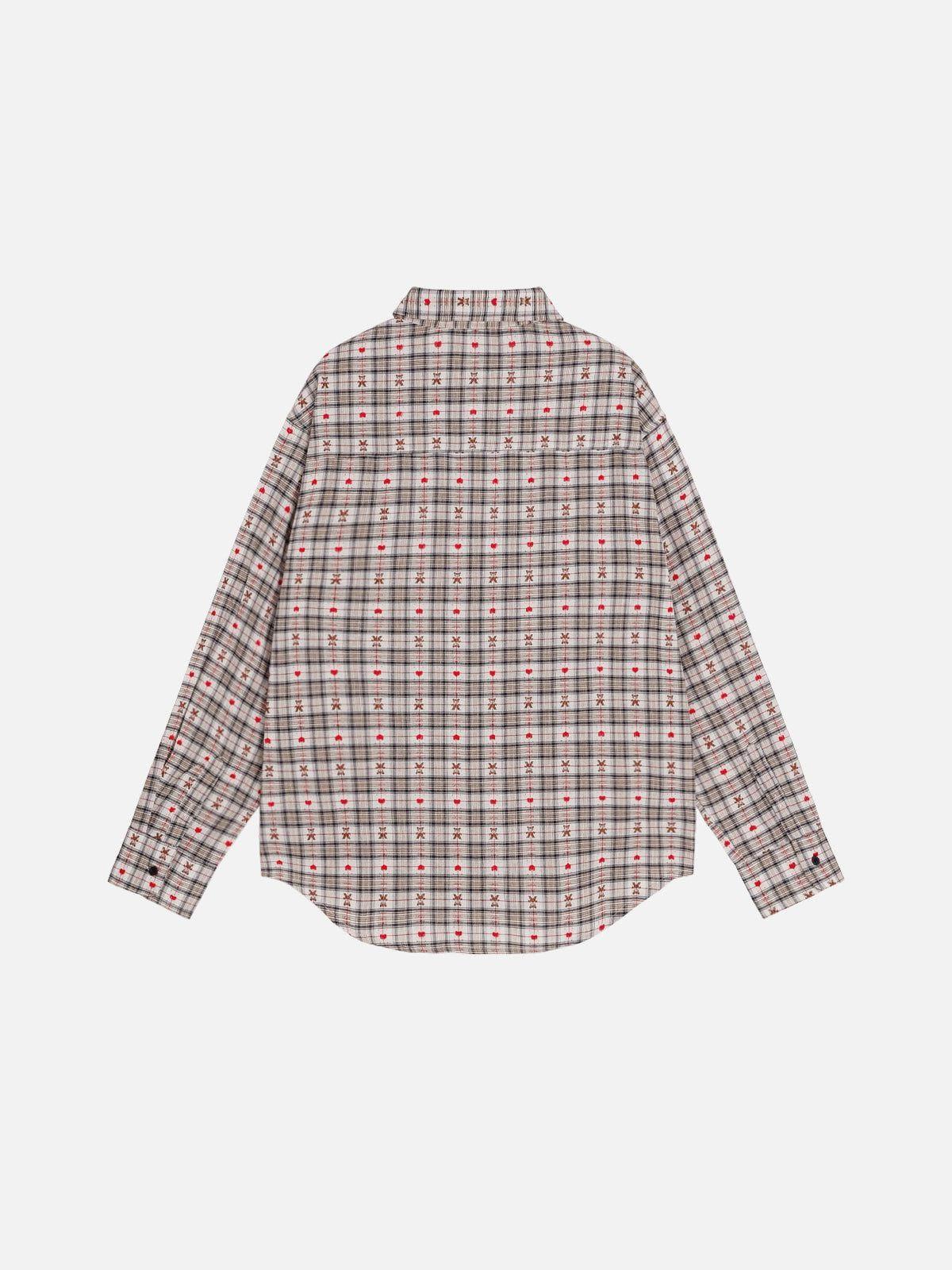 Aelfric Eden Cut-Out Heart Long Sleeve Shirt Product Image