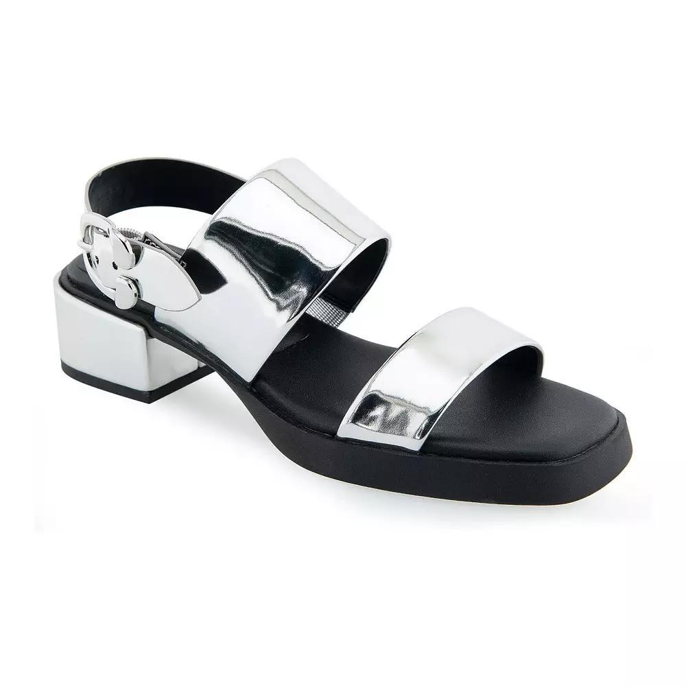 Aerosoles Dove Women's Dress Sandals, Size: 8, Silver Mirror Grey Product Image
