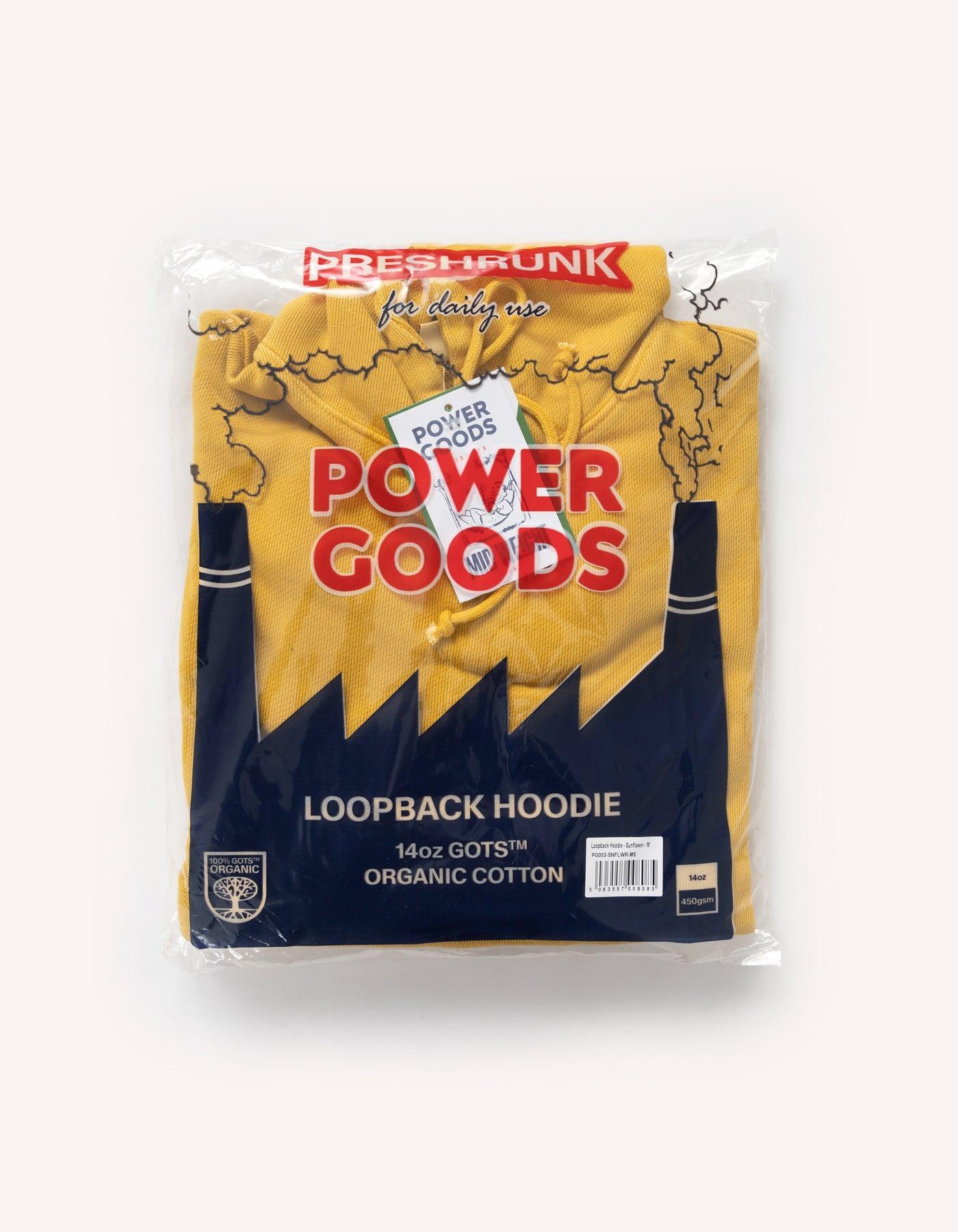 Power Goods - Loopback Hoodie - Sunflower Product Image