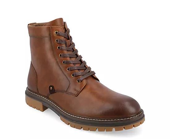 VANCE Denver Tru Comfort Foam Men's Ankle Boots, Size: 10.5, Brown Product Image