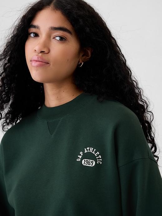 VintageSoft Gap Logo Mockneck Sweatshirt Product Image