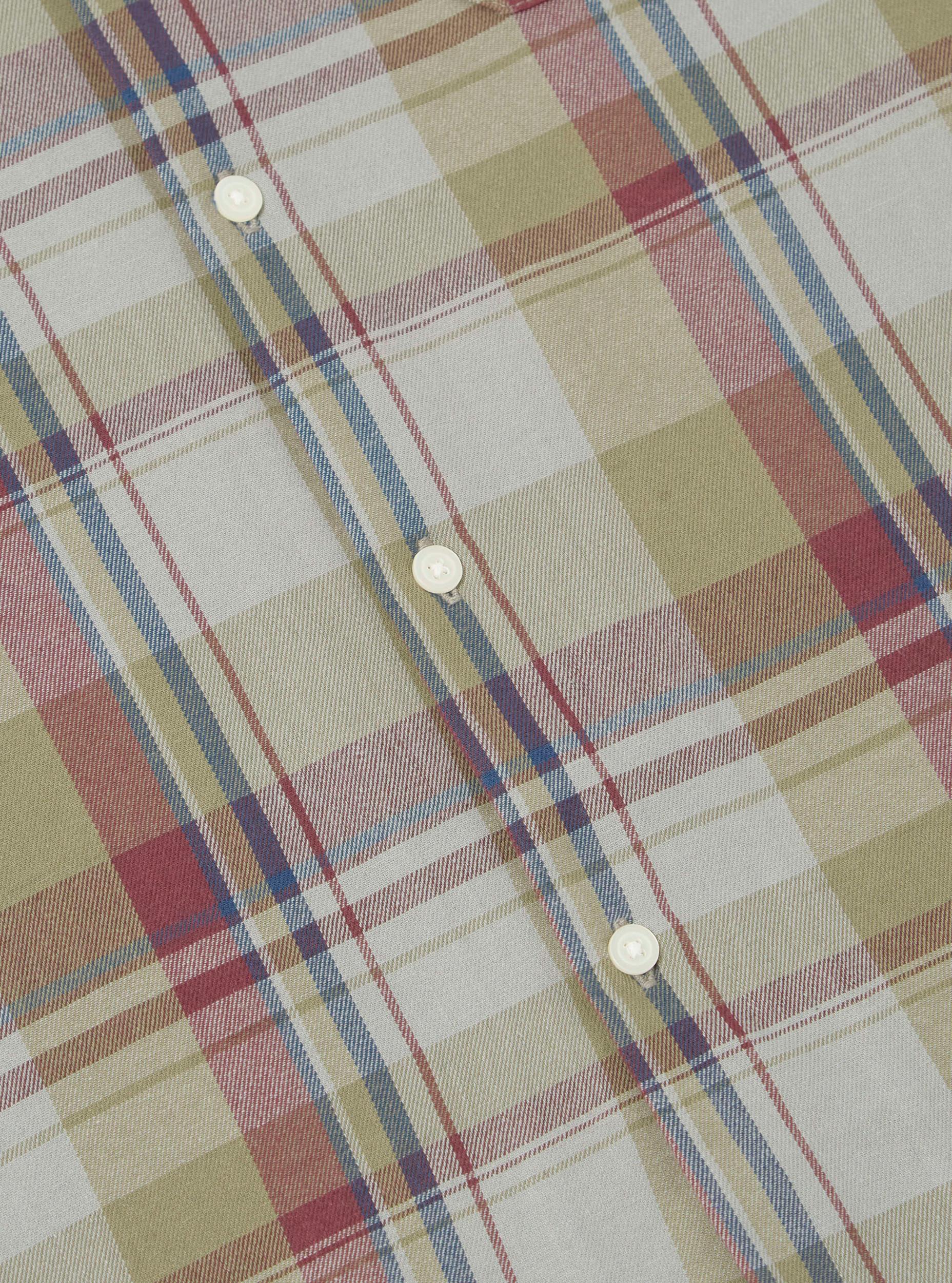 Green Kip Check Long Pyjama Set Product Image