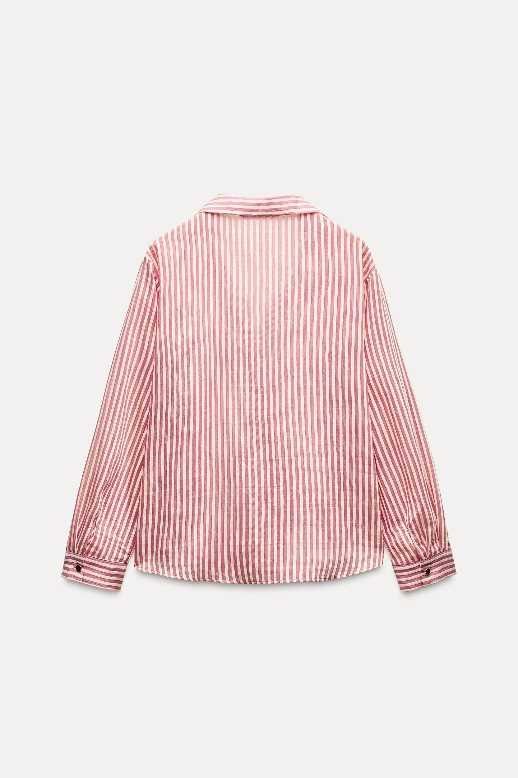 FLOWY STRIPED SHIRT Product Image