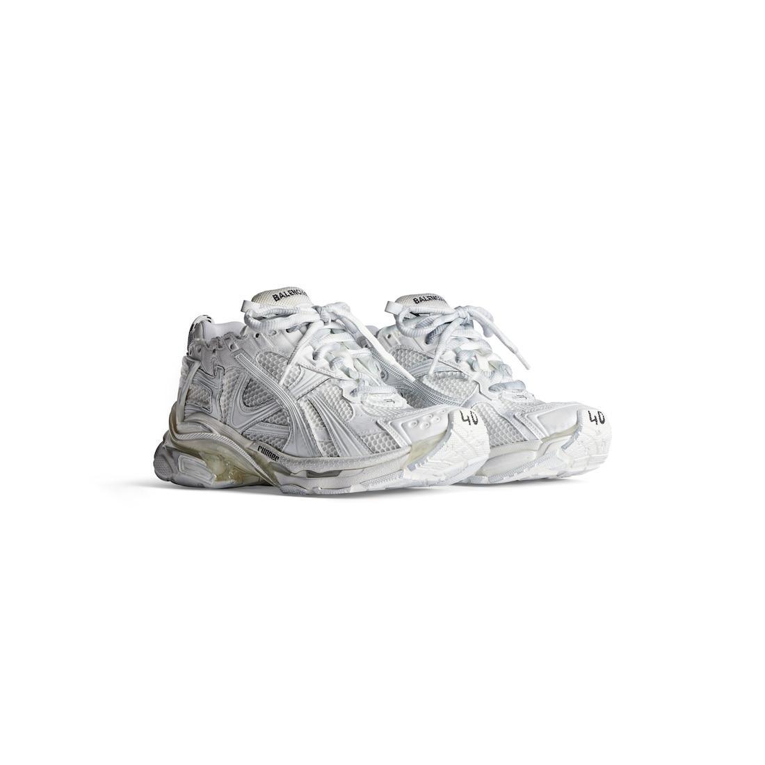 Women's Runner Sneaker in White Product Image