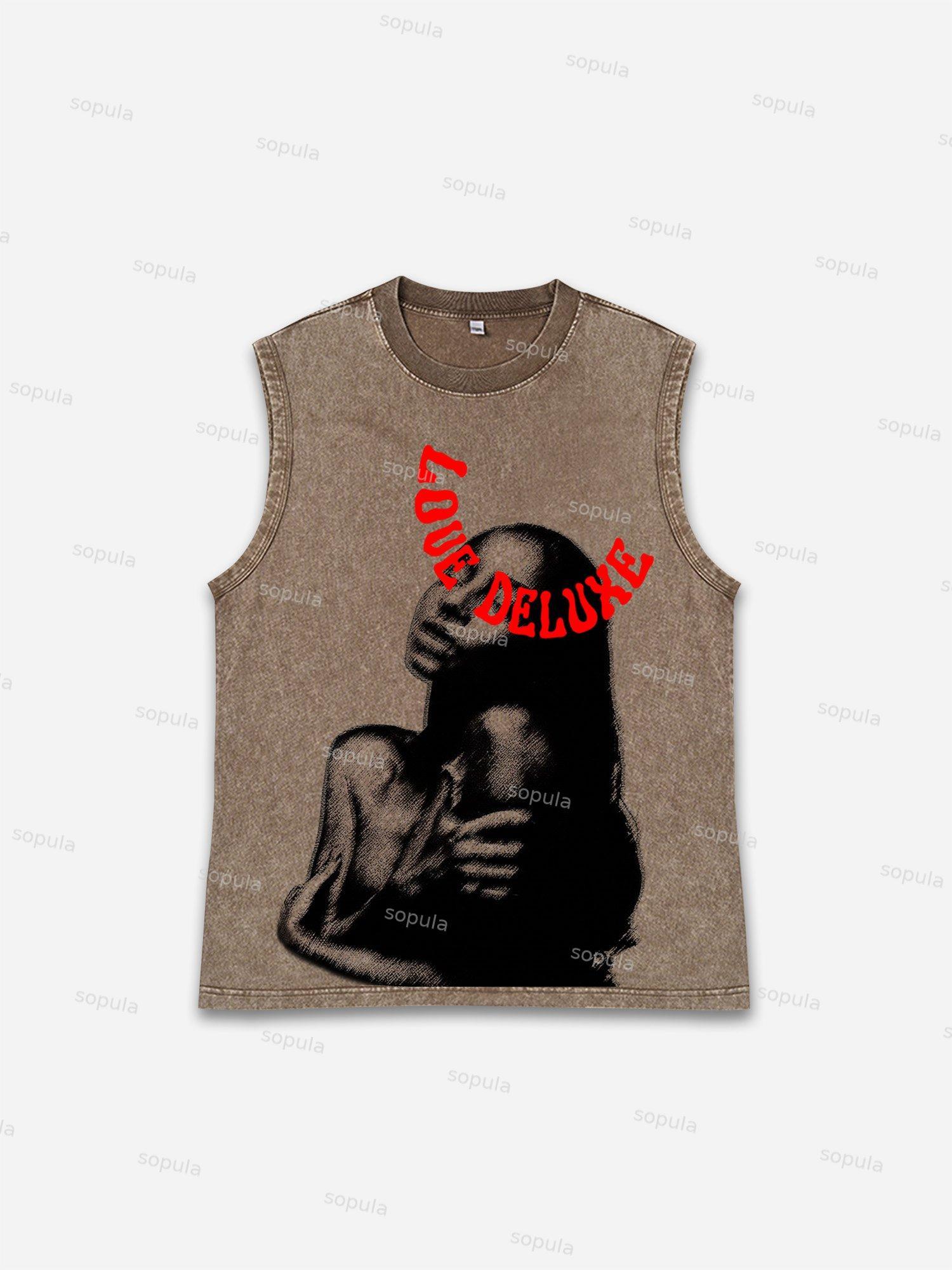 Sade Adu Print Tank Top Product Image