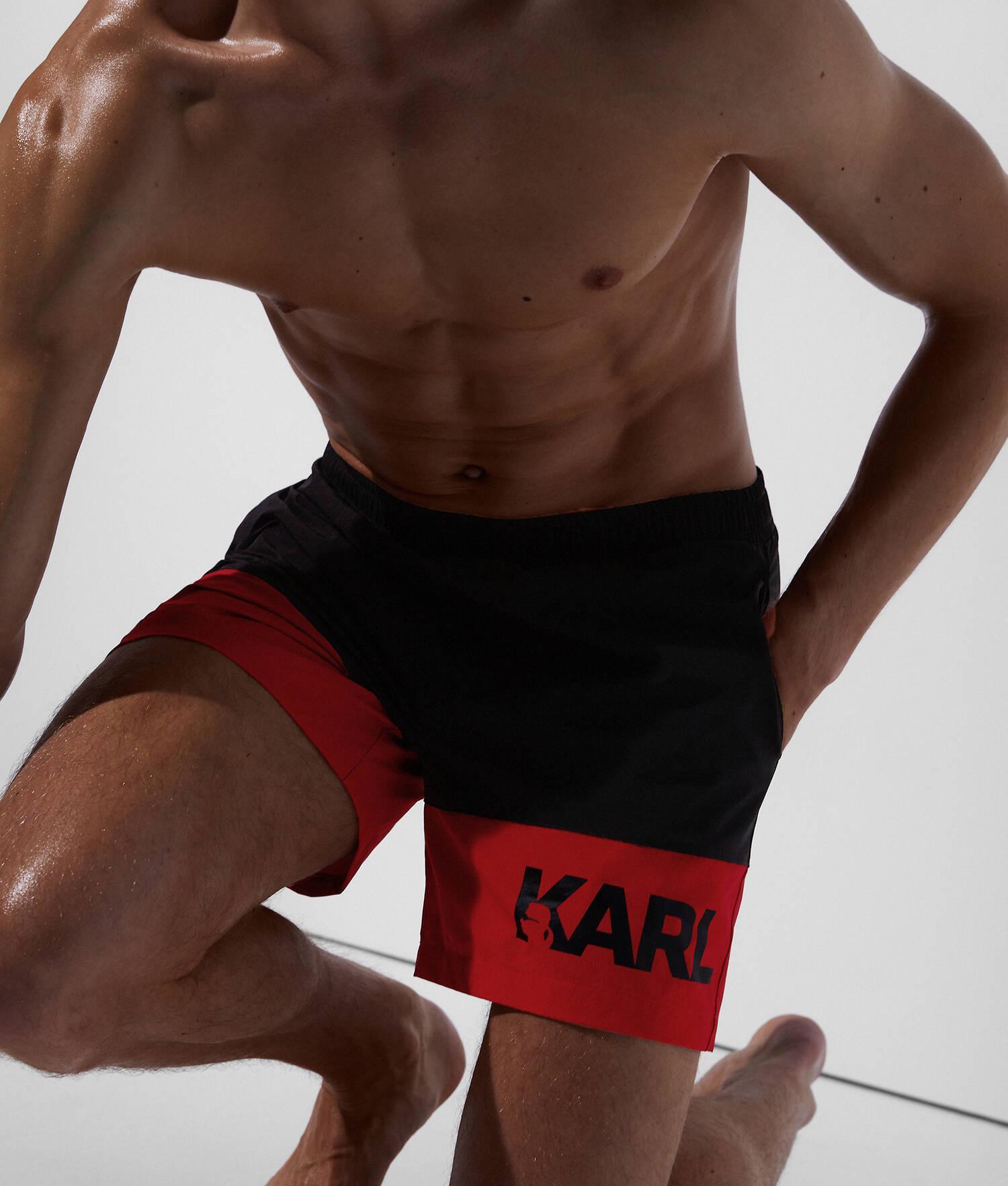 COLOR-BLOCK BOARD SHORTS Product Image