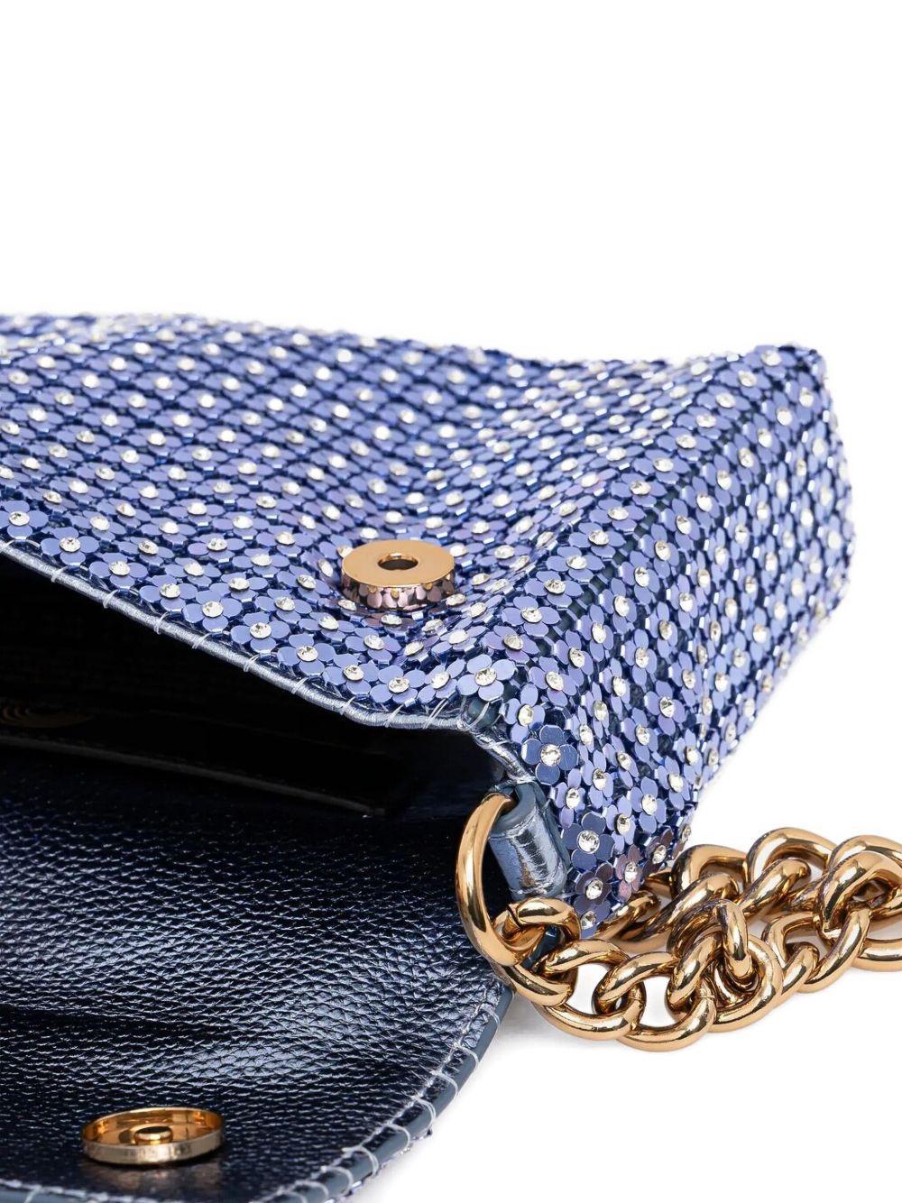 Mini Kensington sequin-embellished shoulder bag Product Image