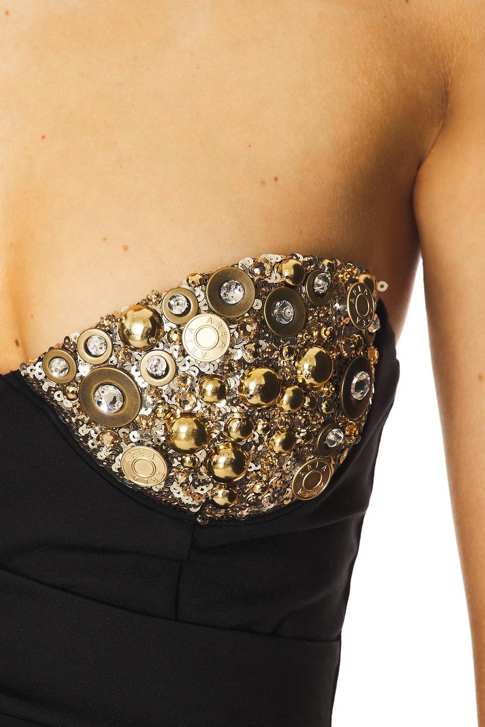 Crystal Mini Dress AREA Product Image