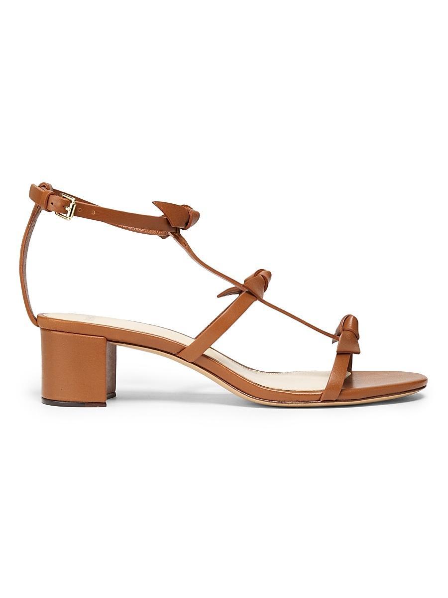 Womens Slim Lolita 45MM Leather Sandals Product Image