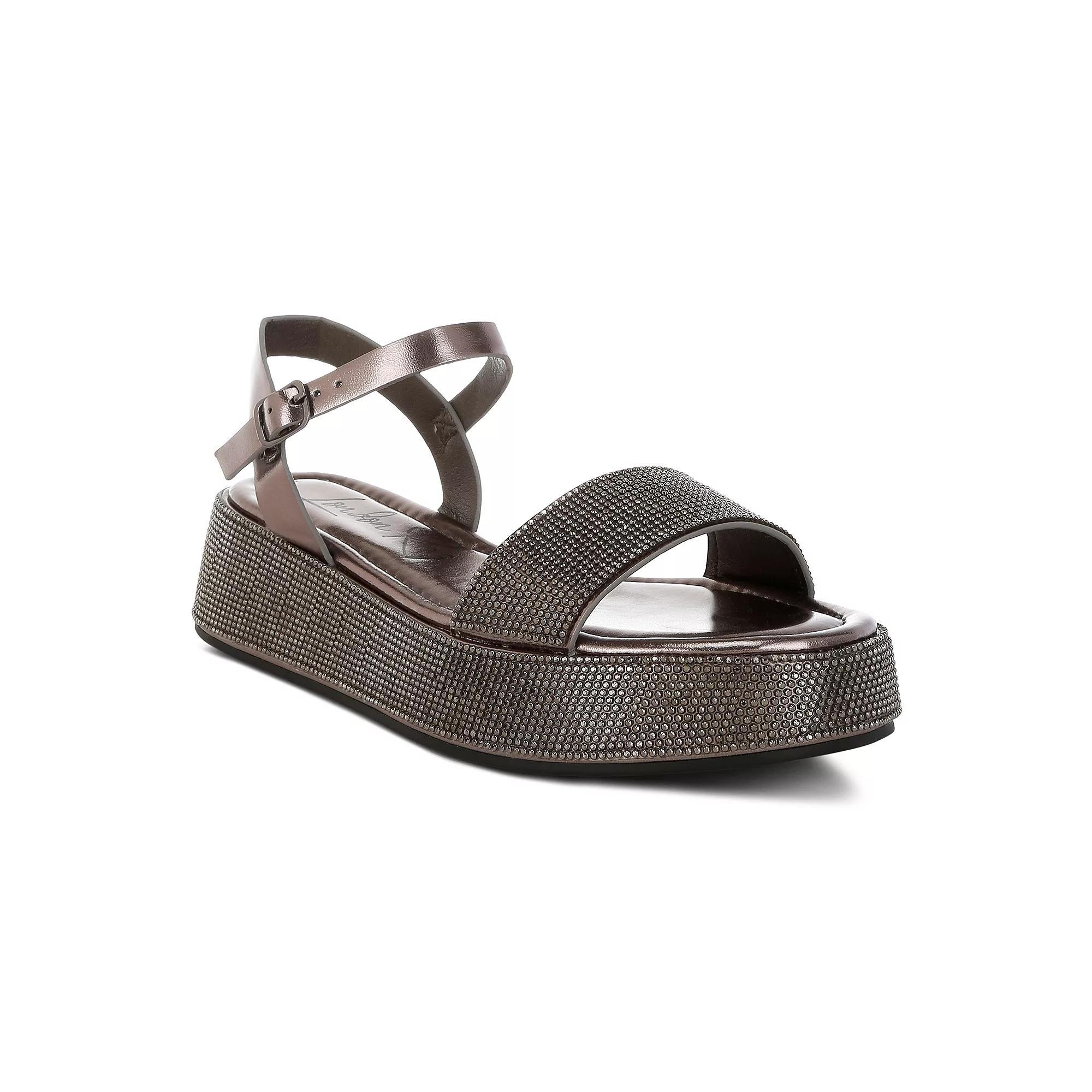 London Rag Sandals Women's Wedges, Size: 5, Silver Product Image