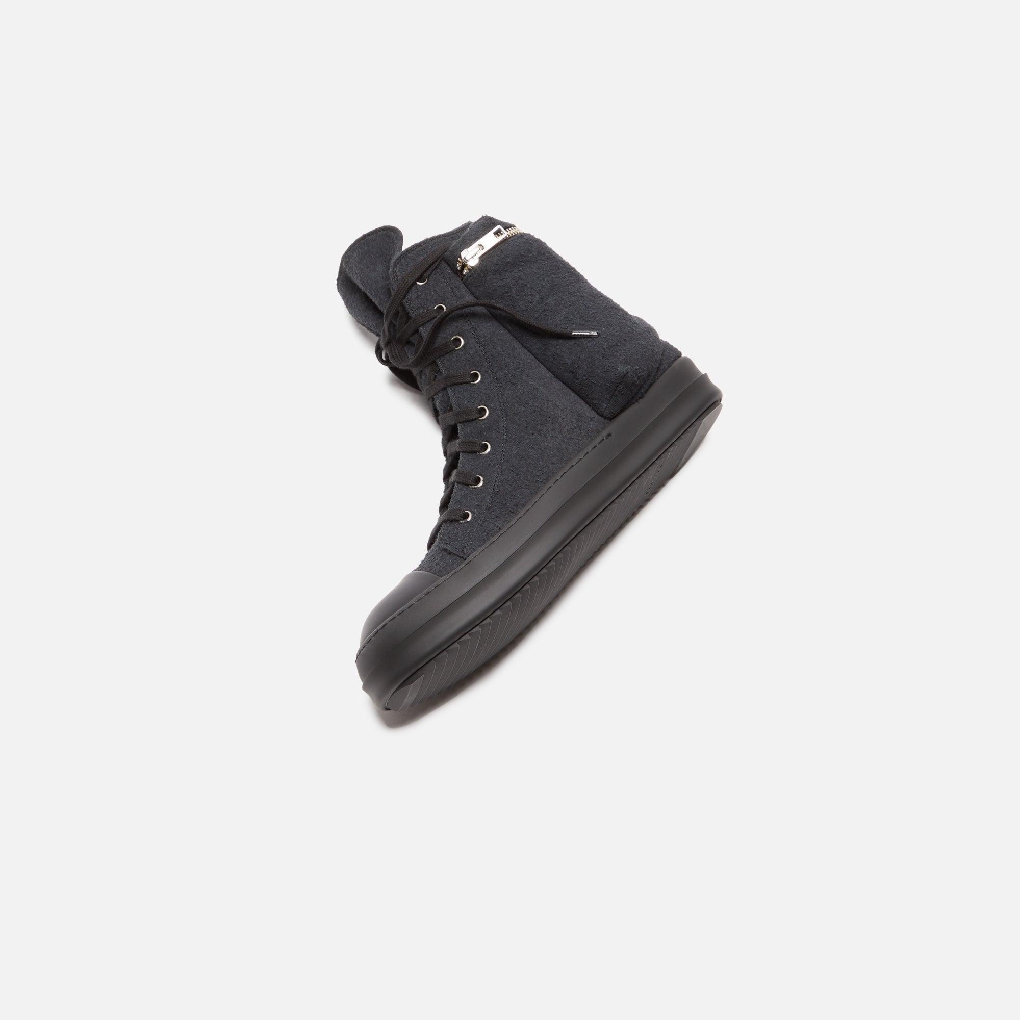 Rick Owens Cargo Sneakers - Black / Scarpe Shaggy Cotton Male Product Image