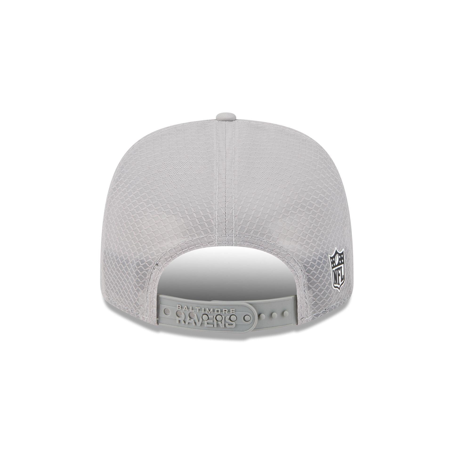 Baltimore Ravens 2025 Sideline Hot Weather Gray 9SEVENTY Trucker Hat Male Product Image