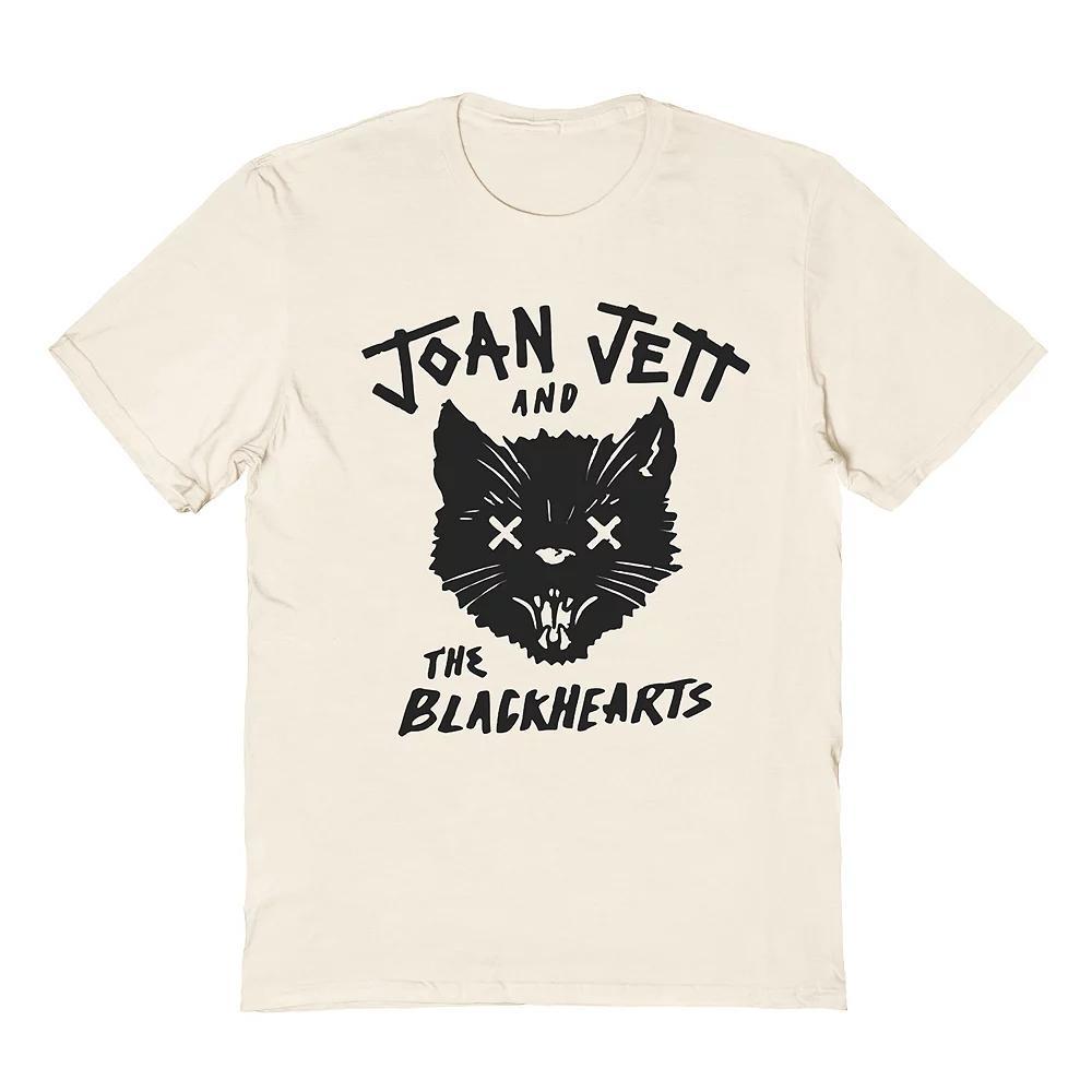 Men's Joan Jett & The Black Hearts Men's T-Shirt, Size: XL, Natural Product Image