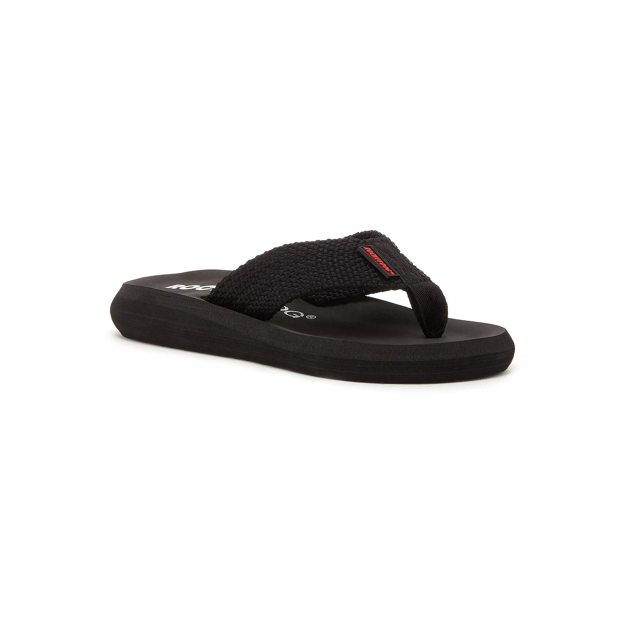 Rocket Dog Sunset Women's Flip-Flop Sandals, Size: 9, Black Product Image