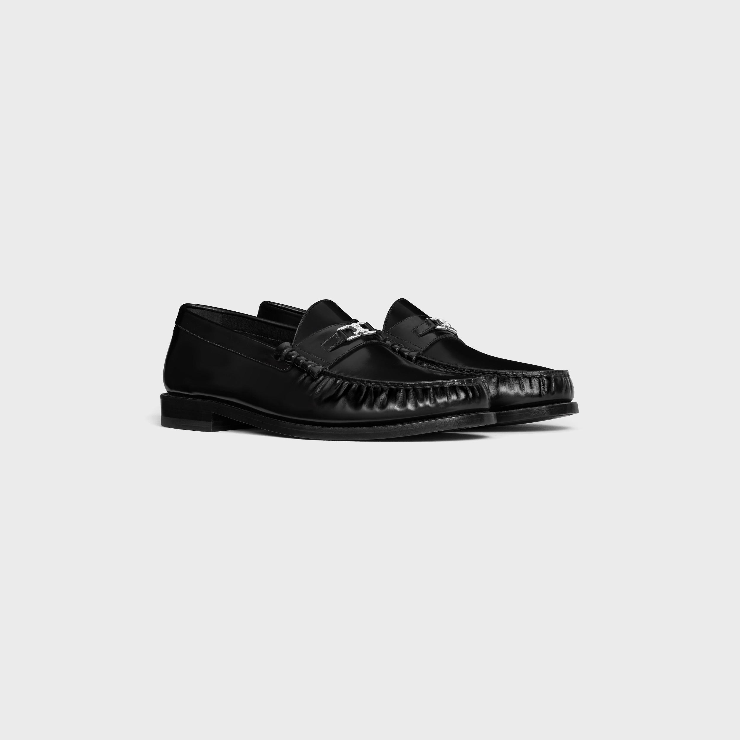 CELINE LUCO Triomphe Loafer in POLISHED BULL Product Image