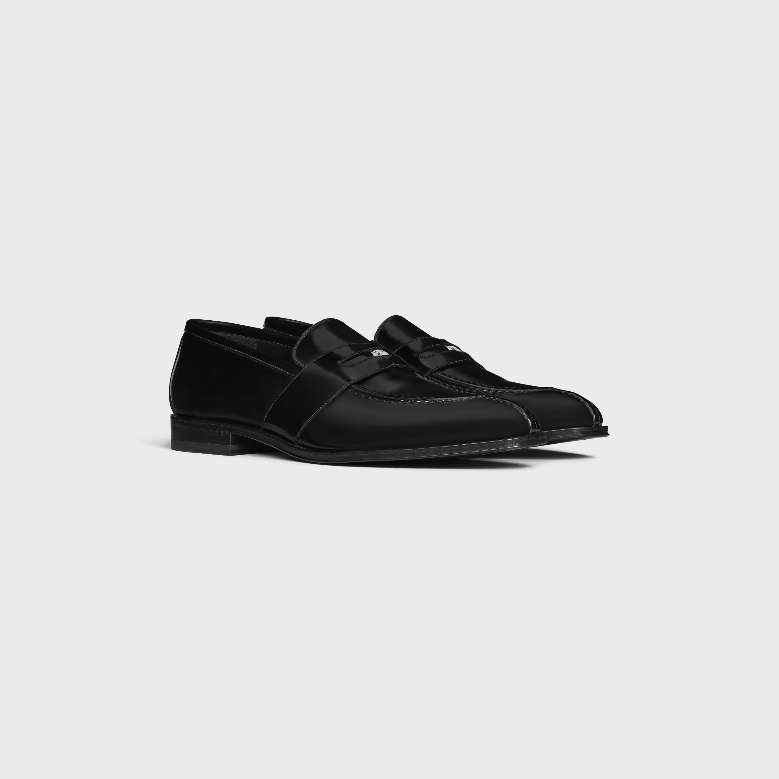 CELINE MALAQUAIS PENNY TRIOMPHE LOAFER in POLISHED BULL Product Image