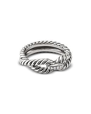 David Yurman Cable Loop Ring with Diamonds Product Image