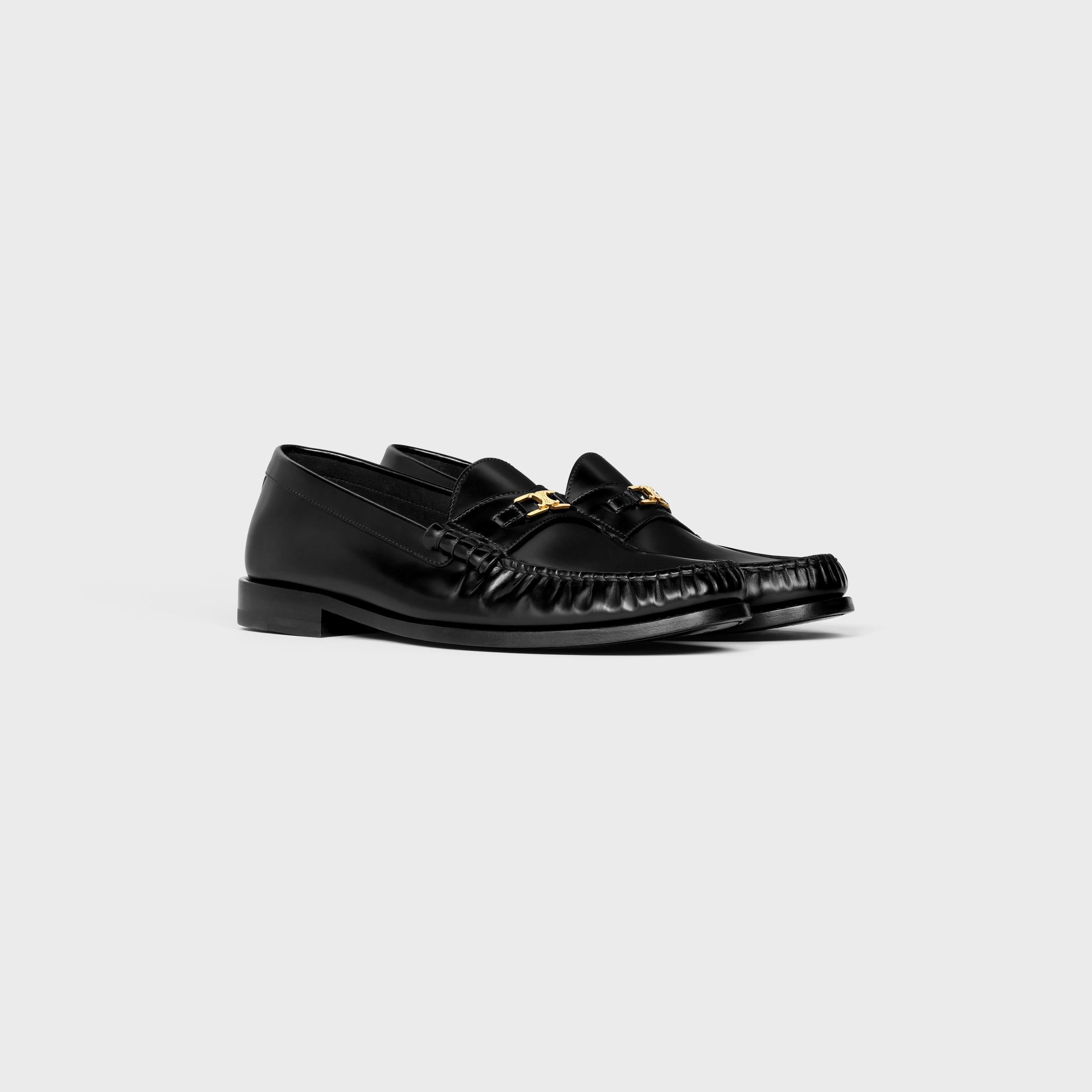 CELINE LUCO Triomphe Loafer in POLISHED BULL Product Image