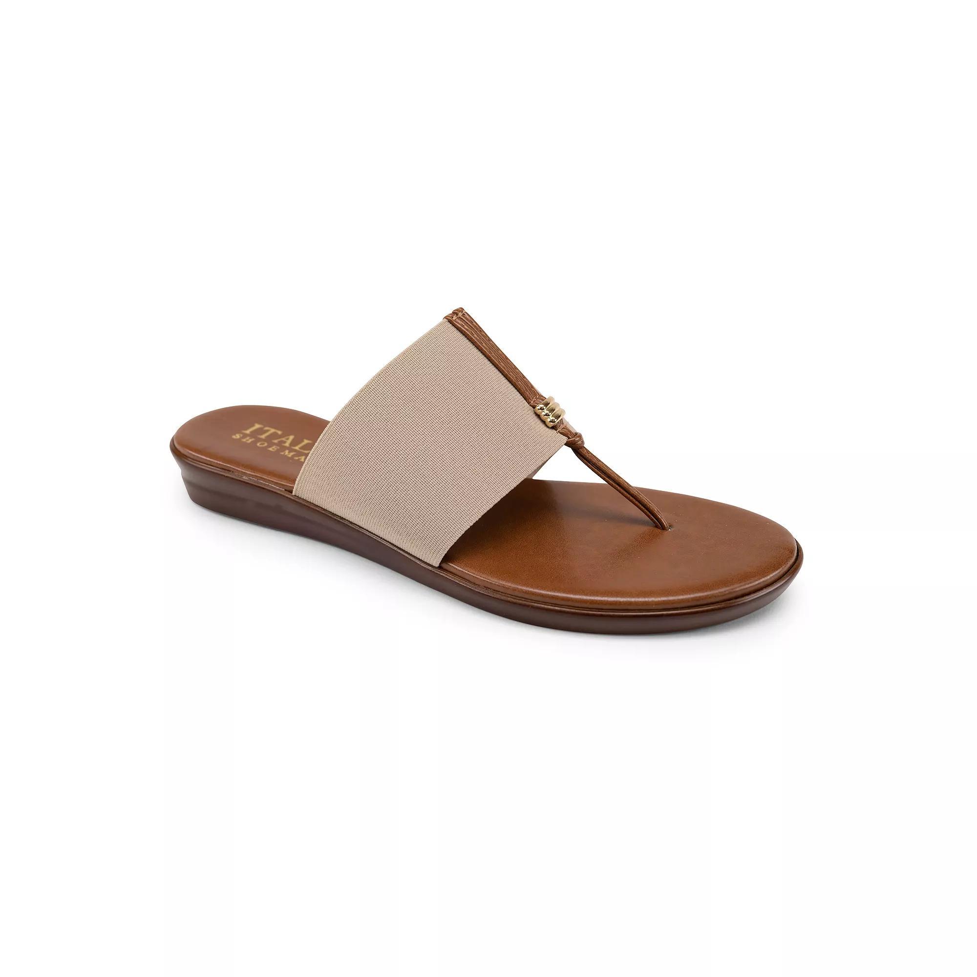 Italian Shoemakers Afia Women's Thong Sandals, Size: 10, Brown Product Image