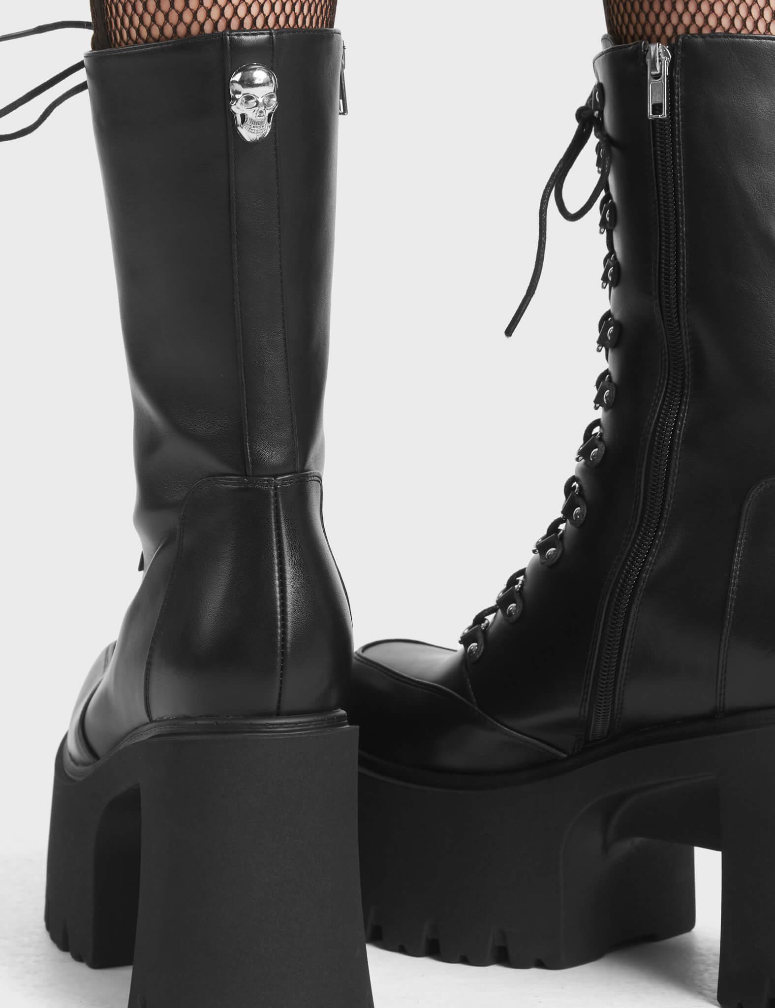 Need You Chunky Platform Calf Boots Product Image