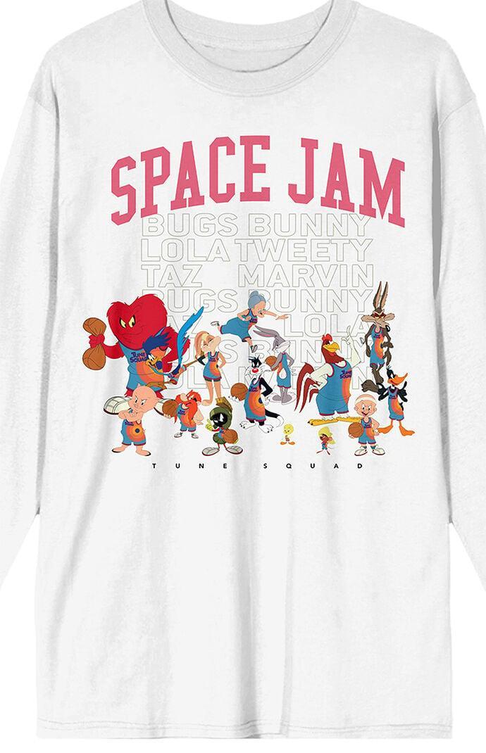 Men's Space Jam Long Sleeve T-Shirt Product Image