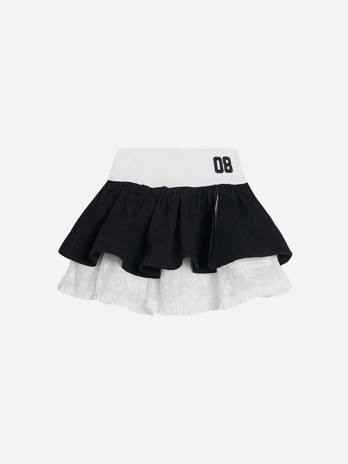 Aelfric Eden Lace Patchwork Skirt Female Product Image