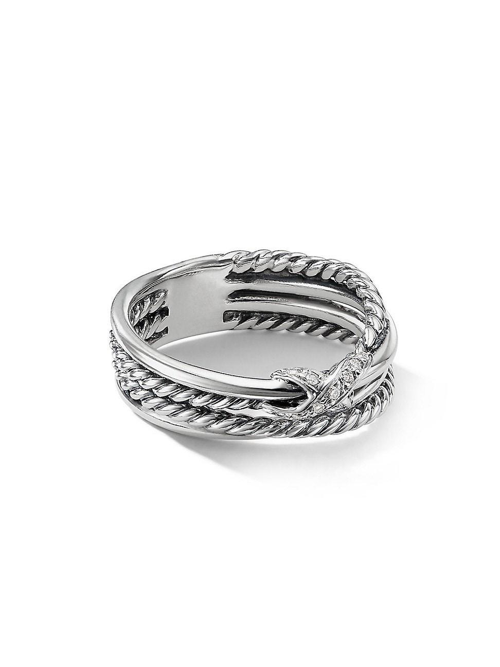 David Yurman X Collection Ring with Diamonds Product Image