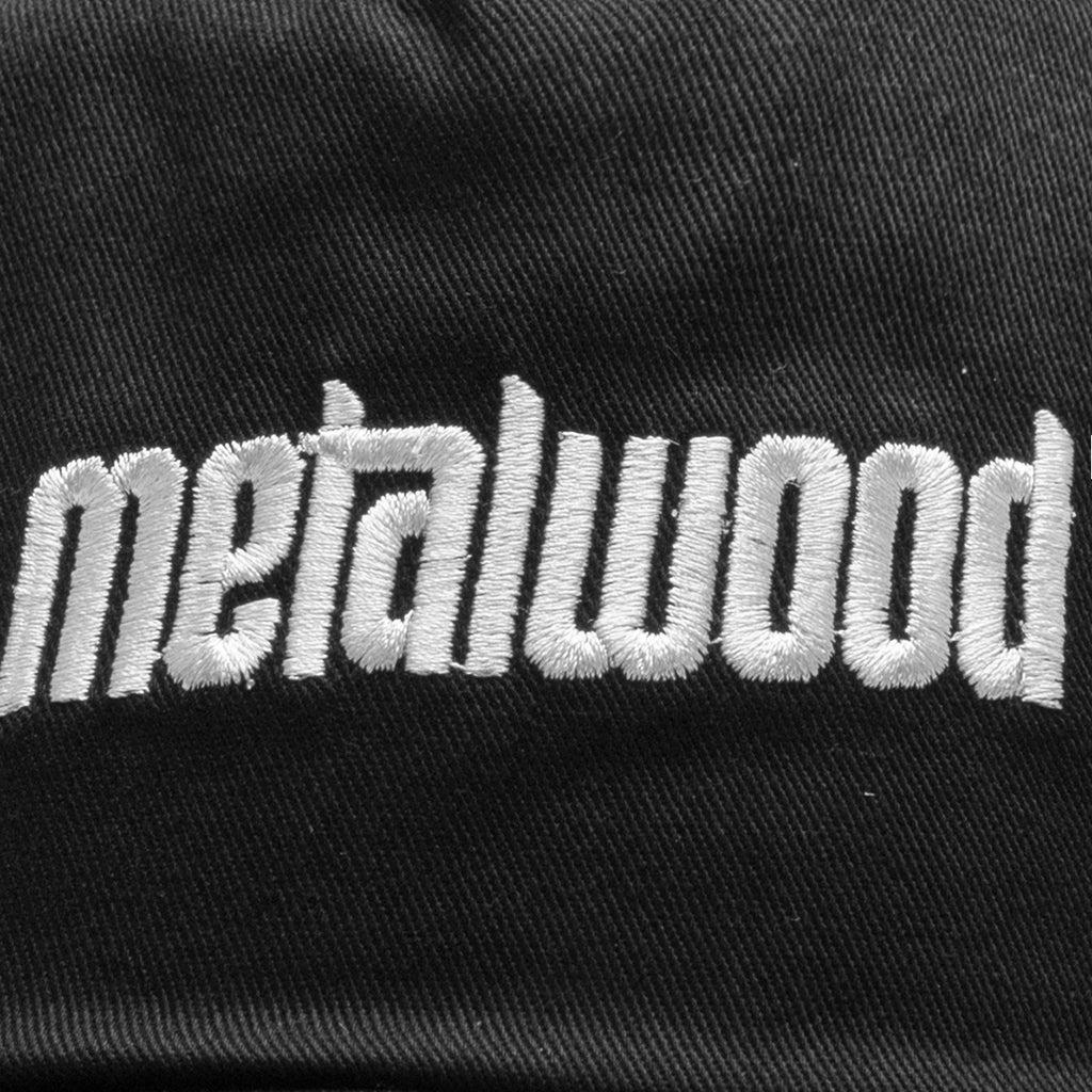 Metal Logo 5-Panel Hat - Black Male Product Image