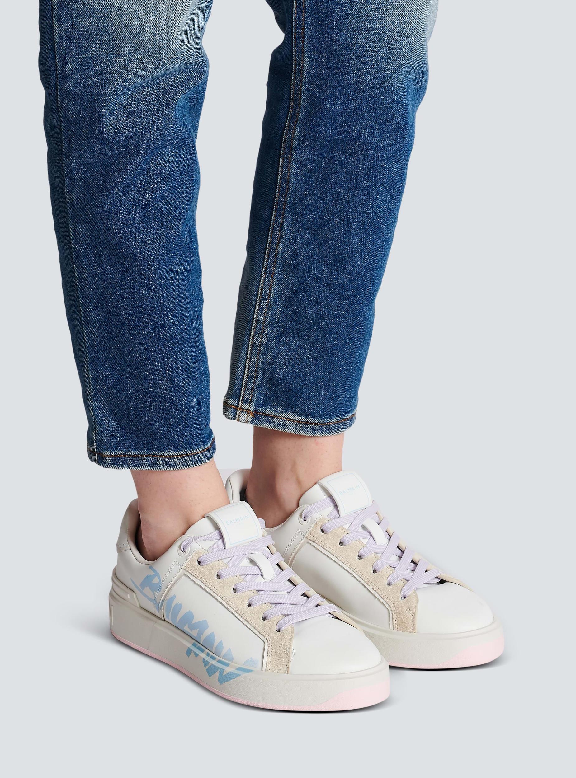 B-Court Balmain leather sneakers Product Image