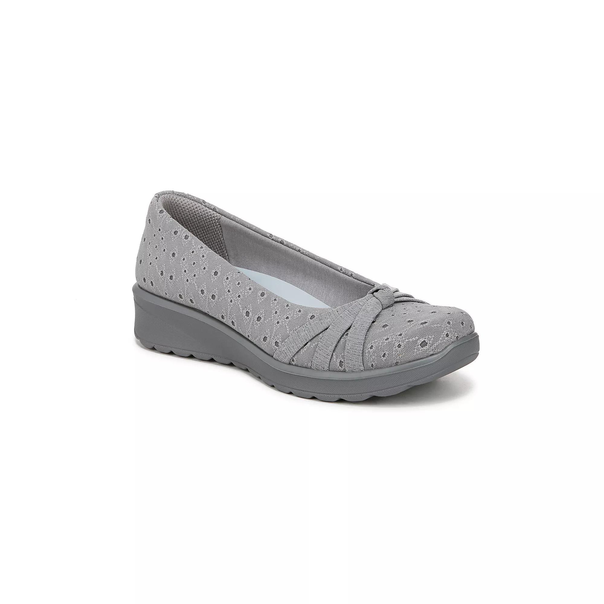 LifeStride Gem 2 Women's Slip-On Shoes, Size: 7.5 Wide, Gray Floral Dot Product Image